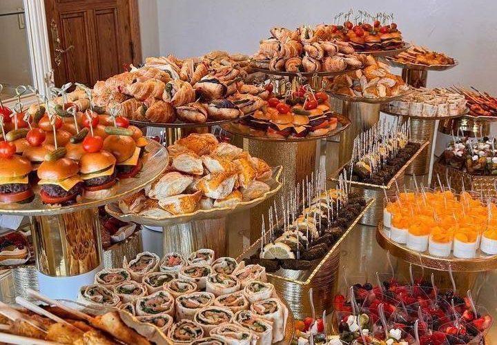 چیدمان فینگر فود لوکس برای مراسم عقد